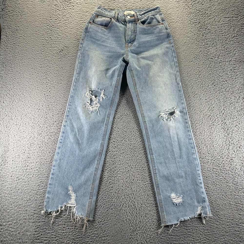 BDG Urban Outfitters Jeans Womens 26x29 Blue Denim Straight Distressed Cowboy